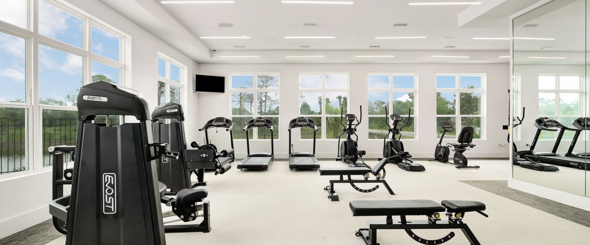 Fitness center at Exchange at St. Augustine in St Augustine, Florida