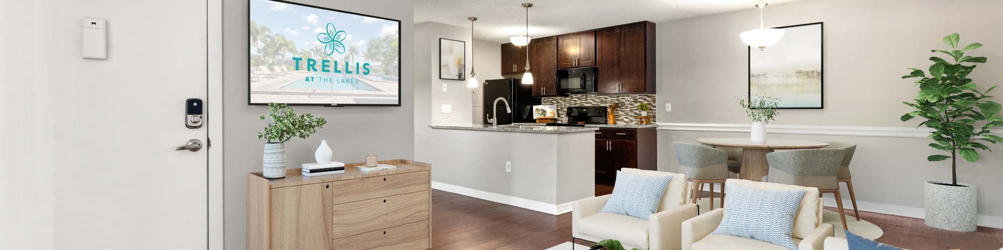 Model Unit Floor Plans at Trellis at the Lakes in St. Petersburg, Florida