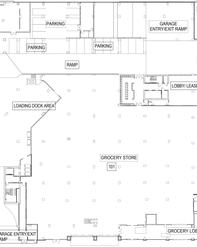 The Local Apartments level 1 site plan