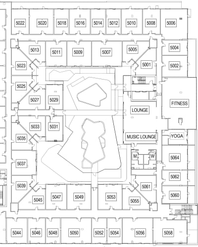 The Local Apartments level 5 site plan