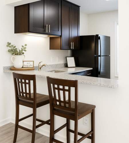 Upgraded Kitchen with Breakfast Bar Hudson Woods in Gastonia, North Carolina