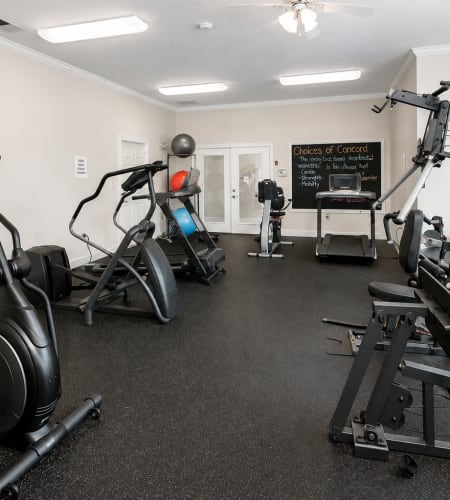 Community amenities at Cloisters of Concord in Concord, North Carolina