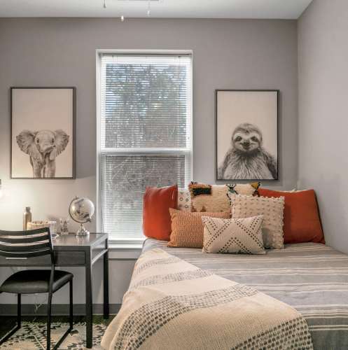 Spacious bedroom at The Edge in Pensacola, Florida