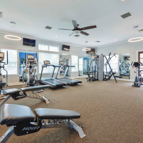 State of the art fitness center at Montgomery Manor Apartments & Townhomes in Hatfield, Pennsylvania