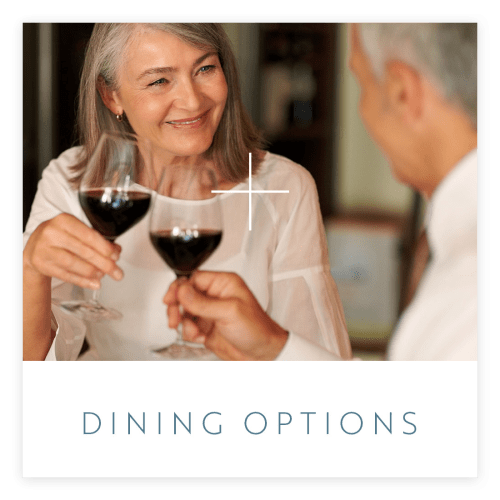View the dining options at Estancia Senior Living in Fallbrook, California