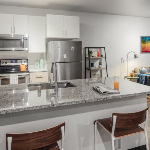 Kitchen island at IDENTITY Reno in Reno, Nevada