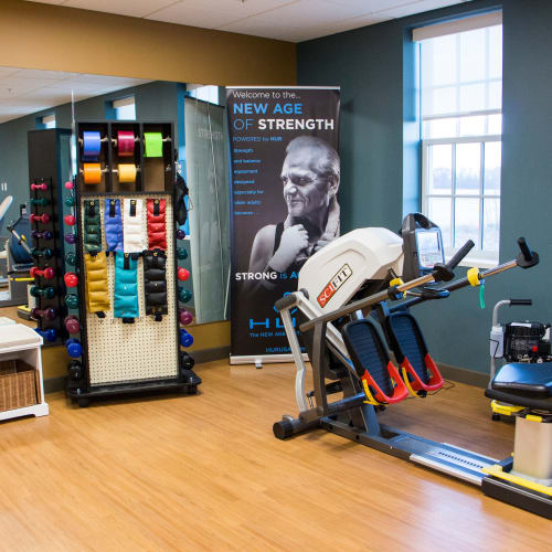 Fitness center at First & Main of New Albany in New Albany, Ohio