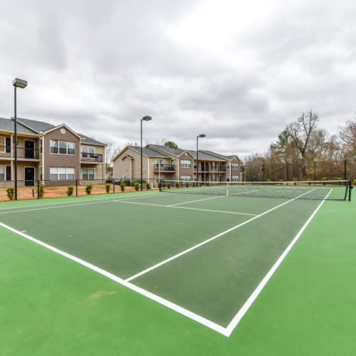 Community Tennis Court at 900 Dwell in Stockbridge, Georgia