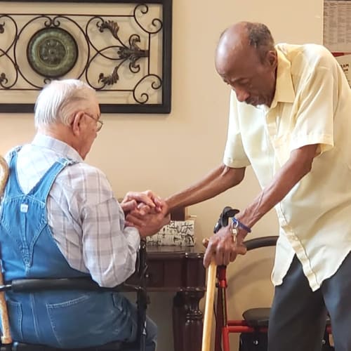 Residents at The Oxford Grand Assisted Living & Memory Care in Kansas City, Missouri