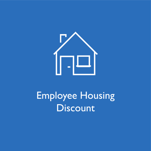 Employee housing discount at WRH Realty Services, Inc 