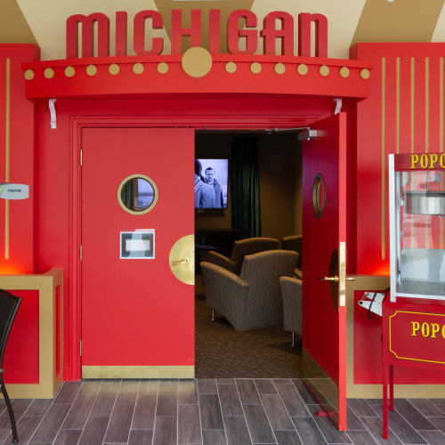 Movie theater at First & Main of Commerce Township in Commerce Township, Michigan