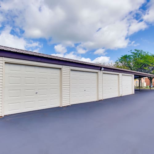 Garages available at The Highlands in Fairborn, Ohio