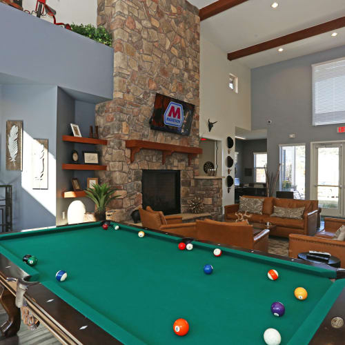 Pool table at Mountain Trail in Flagstaff, Arizona