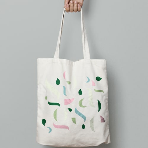 Cute tote bag with Sage decorations on it at Sage at Cypress Cay in Lutz, Florida
