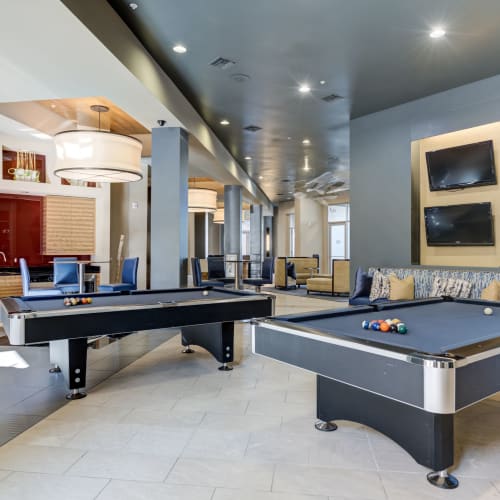 Game room at The Marq at Ridgegate in Lone Tree, Colorado