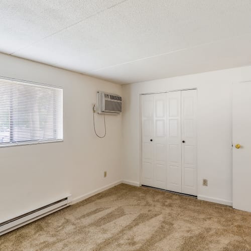 Large bedroom with plush carpeting at Brixworth Apartments in Cincinnati, Ohio