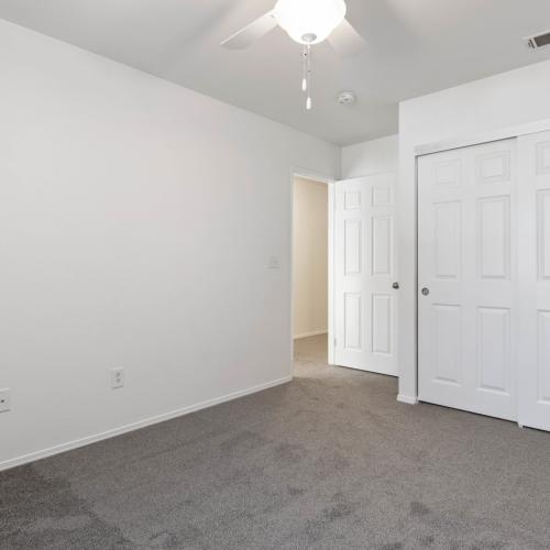 bedroom at Pacific View in Oceanside, California