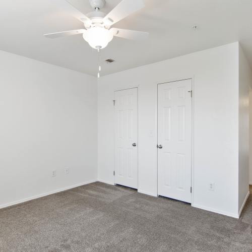 bedroom at Pacific View in Oceanside, California