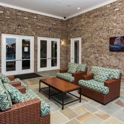lounge at Haywood Reserve Apartment Homes in Greenville, South Carolina