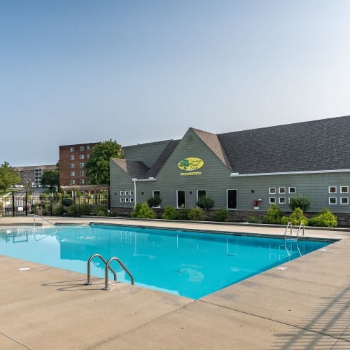 Swimming pool at Vantage Pointe West Apartments in Cincinnati, Ohio