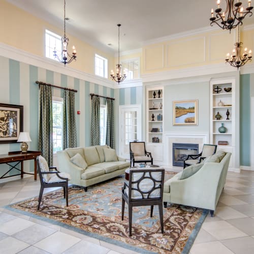 a clubhouse at Masters Hill Historic in Quantico, Virginia