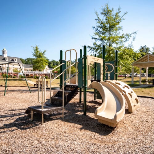 the playground at Masters Hill Historic Officer in Quantico, Virginia