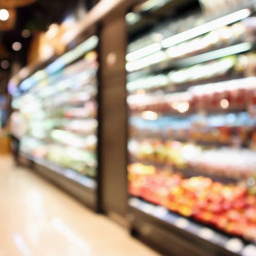 a grocery store that is well lit near The Village at New Gosport in Portsmouth, Virginia