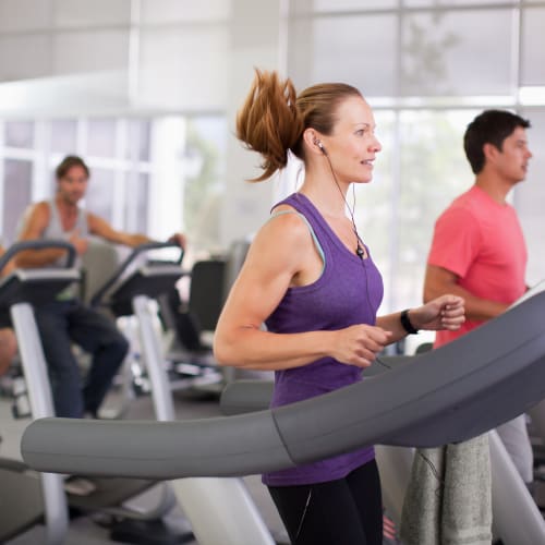 residents working out at Foxville Gardens in Sabillasville, Maryland