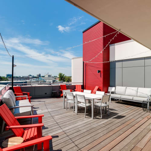 Rooftop lounge at SYMBOL Scott's Addition in Richmond, Virginia