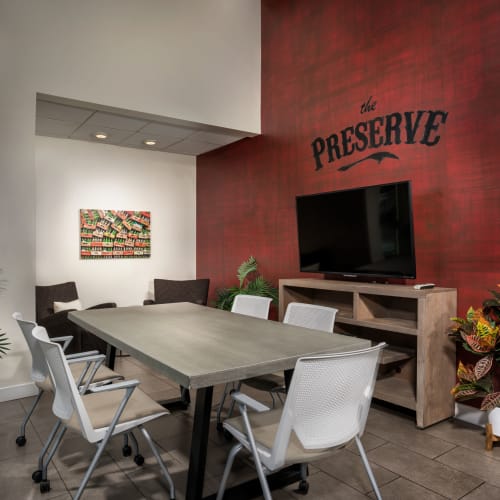 Meeting room at The Preserve Scott's Addition in Richmond, Virginia