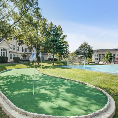 Swimming pool at Village at Potomac Falls Apartment Homes in Sterling, Virginia