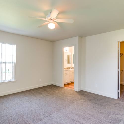 bedroom at Del Mar I in Oceanside, California