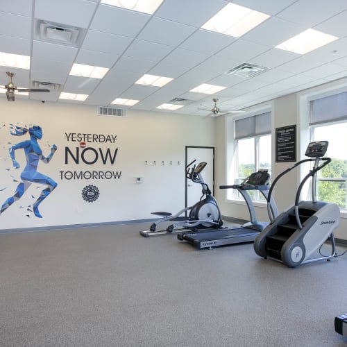Fitness center at Park West 205 Apartment Homes in Pittsburgh, Pennsylvania