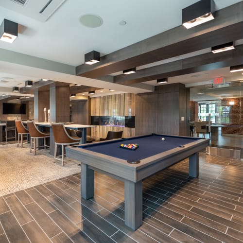 Billiards and large lounge at Highbridge in Washington, District of Columbia