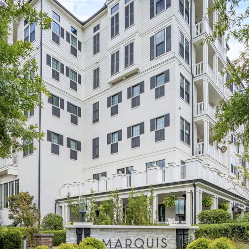View of front of Marquis at Buckhead in Atlanta, Georgia