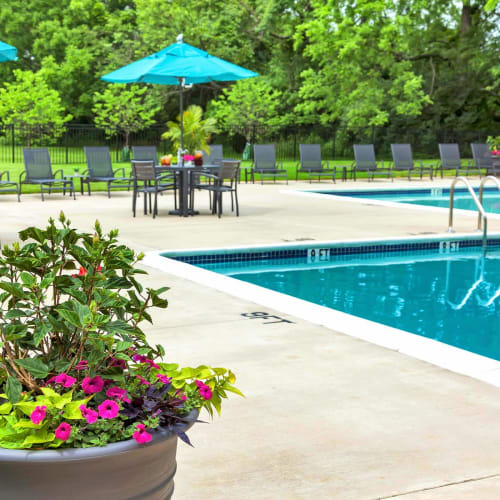 Sparkling pool at Valley Park, Bethlehem, Pennsylvania