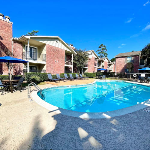 Community amenities at The Abbey at Montgomery Park in Conroe, Texas
