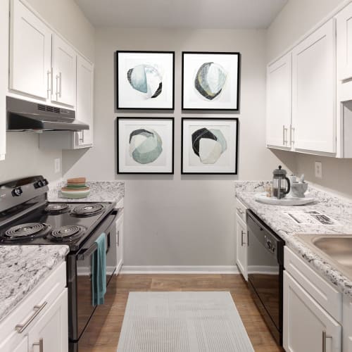 Beautiful kitchen details at The Retreat at Eddins in Montgomery, Alabama