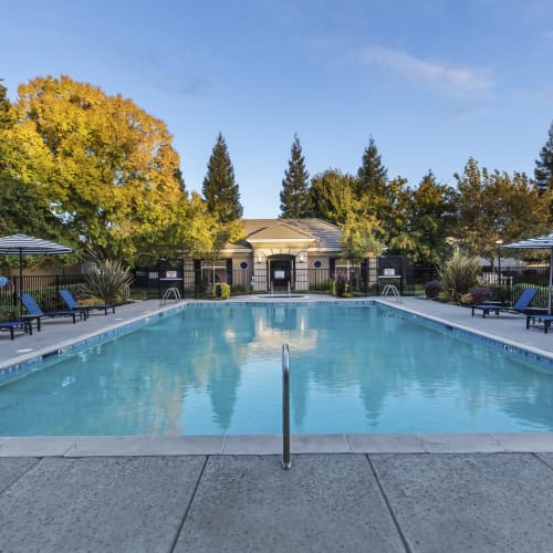 Swimming pool at Sherwood in Folsom, California