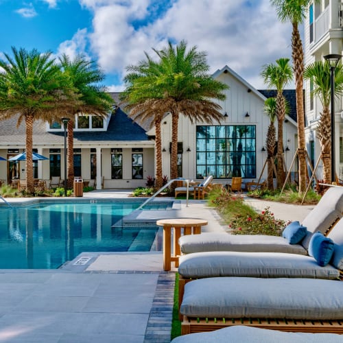 Pool area at The Atwater at Nocatee in Ponte Vedra, Florida