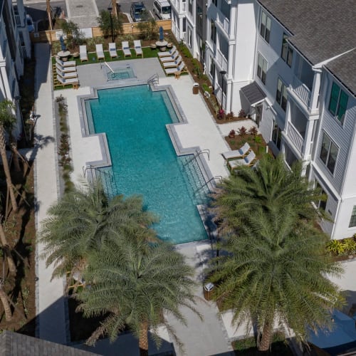 Pool area at The Atwater at Nocatee in Ponte Vedra, Florida