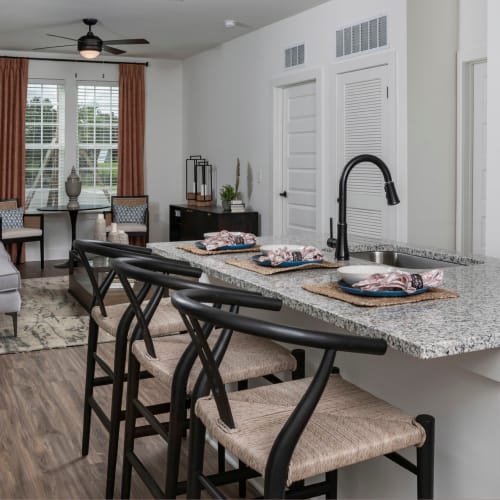 Modern kitchens at The Atwater at Nocatee in Ponte Vedra, Florida
