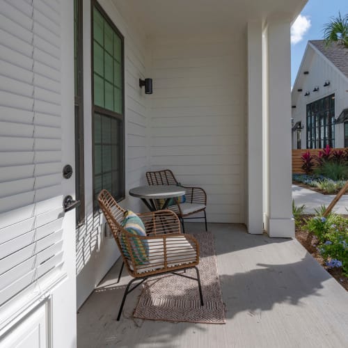 Patio at The Atwater at Nocatee in Ponte Vedra, Florida