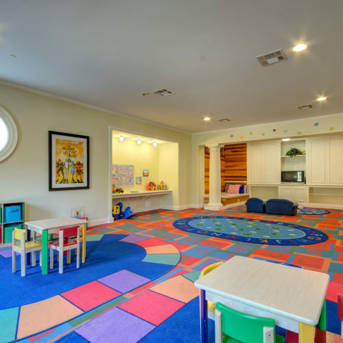 Children's play room in the Community Center at Masters Hill Historic in Quantico, Virginia