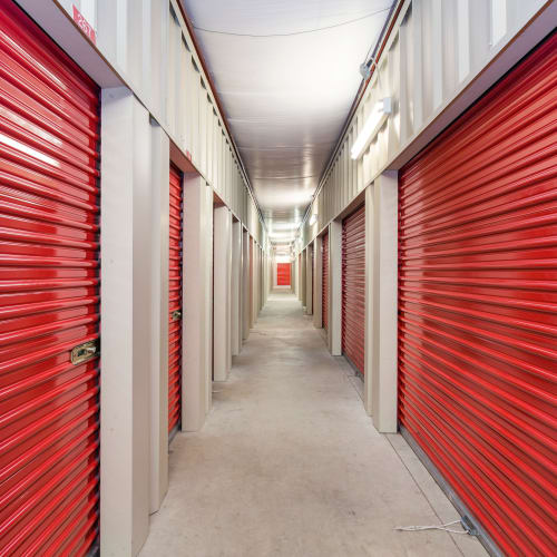 Outdoor units at Red Dot Storage in Cypress, Texas