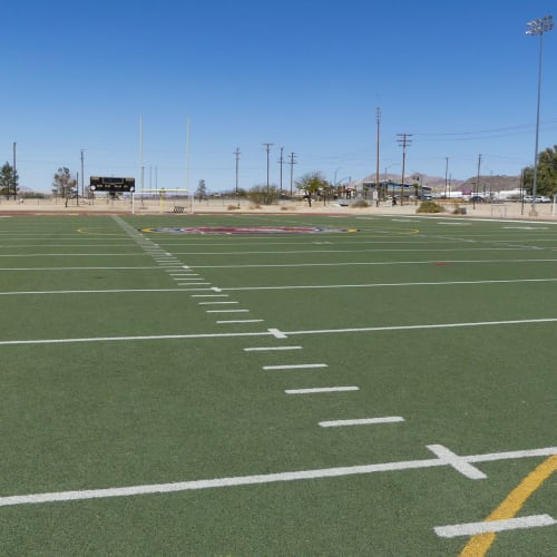 football field at Ocotillo Heights in Twentynine Palms, California