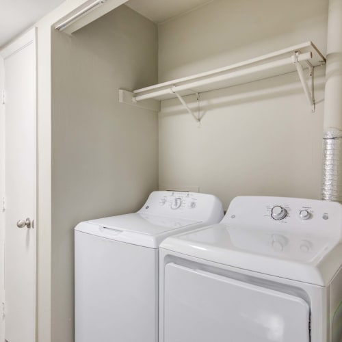 Laundry room at The Point at Beaufont in Richmond, Virginia