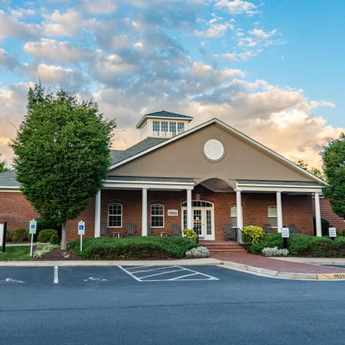 Leasing office at The Belvedere in North Chesterfield, Virginia