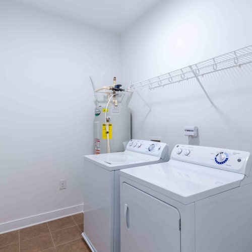 Laundry room at Spring Water Apartments in Virginia Beach, Virginia