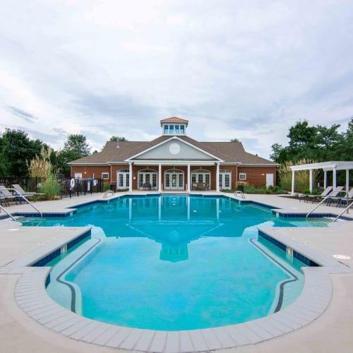 Beautiful pool at River Forest in Chester, Virginia